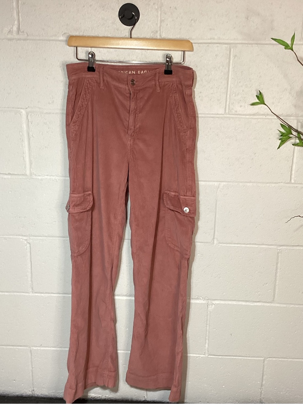 American Eagle Outfitters Women’s Dusty Rose Cargo Pants